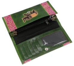 Geprägtes Lederportemonnaie, Boho Geldbörse - Modell 8 - 9.5x17.5x2 Cm 7 Geprägtes Lederportemonnaie, Boho Geldbörse - Modell 8 - 9.5x17.5x2 Cm -Modebekleidungsgeschäft 50349 11 2133 1359lederportemonnaie 131