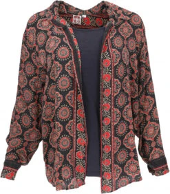 Leichte Boho Bluse, Sommerbluse, Damen Hemdbluse - Schwarz -Modebekleidungsgeschäft 50415 3 29 20234055blusen tops kashi 2022 5