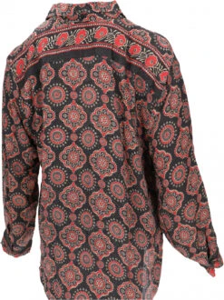 Leichte Boho Bluse, Sommerbluse, Damen Hemdbluse - Schwarz -Modebekleidungsgeschäft 50415 3 29 20234055blusen tops kashi 2022 8