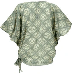 Lockere Sommerbluse, Luftige Baumwollbluse, Boho Bluse - Helles Olivgrün 8 Lockere Sommerbluse, Luftige Baumwollbluse, Boho Bluse - Helles Olivgrün -Modebekleidungsgeschäft 50428 3 29 20234055kashi 88