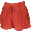 Leichte Pantys, Seidig Glänzende Shorts - Orange -Modebekleidungsgeschäft 50456 3 29 20234055kashi roecke und hosen 2022 39