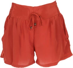 Leichte Pantys, Seidig Glänzende Shorts - Orange -Modebekleidungsgeschäft 50456 3 29 20234055kashi roecke und hosen 2022 41