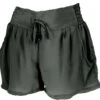 Leichte Pantys, Seidig Glänzende Shorts - Grau -Modebekleidungsgeschäft 50458 3 29 20234055kashi roecke und hosen 2022 40