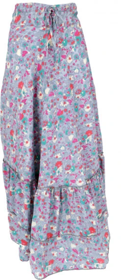 Boho Maxirock, Leichter Langer Sommerrock - Taubenblau/pink 8 Boho Maxirock, Leichter Langer Sommerrock - Taubenblau/pink -Modebekleidungsgeschäft 50465 3 29 20234055kashi roecke und hosen 2022 23