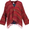 Bolero Jacke, Legeres Boho Jäckchen Gestreift - Rot -Modebekleidungsgeschäft 50487 3 29 20234055kashi schals 2022 26