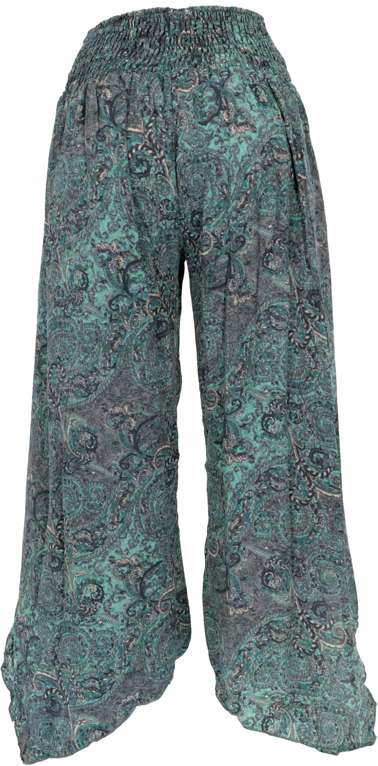 Palazzohose, Weite Boho Sommerhose - Topas 4 Palazzohose, Weite Boho Sommerhose - Topas – Bild 2