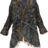 Offener Cardigan, Flauschige Boho Jacke - Blau -Modebekleidungsgeschäft 50531 3 29 20234055kashi schals 2022 30