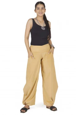 Weite Cord Pluderhose, Feincord Boho Hose - Mustard 8 Weite Cord Pluderhose, Feincord Boho Hose - Mustard -Modebekleidungsgeschäft 50575 3 29 20234055 ago0406