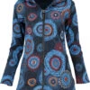 Lange Boho Hippie Chic Jacke, Bestickte Jacke - Petrol -Modebekleidungsgeschäft 50790 3 29 223kleidertops bhawani 159