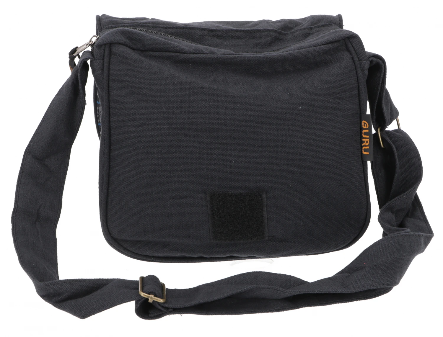 Schultertasche Aus Nepal, Bestickte Mandala Tasche - Schwarz/petrol - 23x24x12 Cm 6 Schultertasche Aus Nepal, Bestickte Mandala Tasche - Schwarz/petrol - 23x24x12 Cm – Bild 4