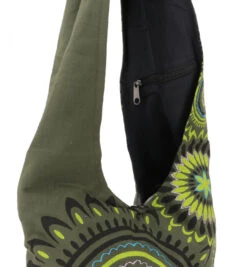 Bestickte Boho Tasche, Schulterbeutel Mit Mandala, Nepalbeutel - Olivgrün - 40x35x14 Cm 8 Bestickte Boho Tasche, Schulterbeutel Mit Mandala, Nepalbeutel - Olivgrün - 40x35x14 Cm -Modebekleidungsgeschäft 51326 11 2133 1359taschen nepal 2022 132