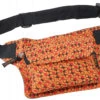 Bedruckte Stoff Sidebag &amp; Gürteltasche, Farbenfrohe Bauchtasche, Hüfttasche - Orange - 15x20 Cm -Modebekleidungsgeschäft 51336 11 2133 1359taschen nepal 2022 71