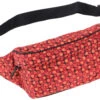 Große Bedruckte Stoff Gürteltasche, Crossbody Bag, Hüfttasche - Rot - 15x20 Cm -Modebekleidungsgeschäft 51338 11 2133 1359taschen nepal 2022 22