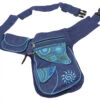 Stoff Sidebag &amp; Gürteltasche, Goa Hüfttasche, Bauchtasche - Blau - 25x20x6 Cm -Modebekleidungsgeschäft 51343 11 2133 1359taschen nepal 2022 56