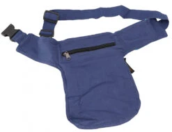 Stoff Sidebag &amp; Gürteltasche, Goa Hüfttasche, Bauchtasche - Blau - 25x20x6 Cm -Modebekleidungsgeschäft 51343 11 2133 1359taschen nepal 2022 57