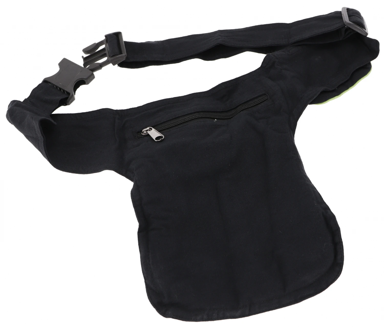 Stoff Sidebag & Hüfttasche, Goa Gürteltasche, Bauchtasche Aus Nepal - Tree Of Life Schwarz/grün - 28x20 Cm 4 Stoff Sidebag & Hüfttasche, Goa Gürteltasche, Bauchtasche Aus Nepal - Tree Of Life Schwarz/grün - 28x20 Cm – Bild 2