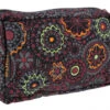 Boho Kosmetiktasche, Kramtäschchen Aus Nepal - Schwarz/lila - 15x21 Cm -Modebekleidungsgeschäft 51353 11 2133 1359taschen nepal 2022 144