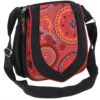 Kleine Bestickte Boho Schultertasche, Hippietasche Aus Nepal - Rot - 20x20x6 Cm -Modebekleidungsgeschäft 51361 11 2133 1359taschen nepal 2022 84