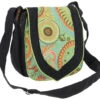 Kleine Bestickte Boho Schultertasche, Hippietasche Aus Nepal - Grün - 20x20x6 Cm -Modebekleidungsgeschäft 51362 11 2133 1359taschen nepal 2022 81