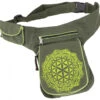 Stoff Sidebag & Hüfttasche "Flower Of Life", Boho Gürteltasche, Bauchtasche Aus Nepal - Olivgrün 1 Stoff Sidebag & Hüfttasche "Flower Of Life", Boho Gürteltasche, Bauchtasche Aus Nepal - Olivgrün -Modebekleidungsgeschäft 51367 11 2133 1359taschen nepal 2022 49