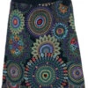Bestickter Knielanger Rock, Boho Chic, Retro Mandala - Violett/bunt -Modebekleidungsgeschäft 51383 3 29 20234055bhawani 2022 98