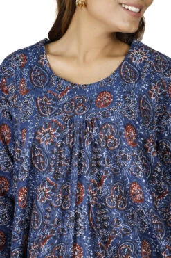 Boho Maxitunika, Sommerliches Minikleid - Blau 11 Boho Maxitunika, Sommerliches Minikleid - Blau -Modebekleidungsgeschäft 51430 3 29 2023403 ago0896