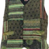 Goaweste, Psytrance Patchwork Herren Weste - Grün -Modebekleidungsgeschäft 51489 3 th 20234055mt fashion 2022 103
