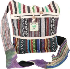 Kleiner Schulterbeutel, Patchwork Boho Tasche - Modell 5 - 27x25 Cm
