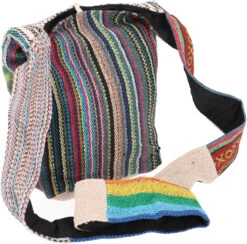 Kleiner Schulterbeutel, Patchwork Boho Tasche - Modell 6 - 27x25 Cm -Modebekleidungsgeschäft 51551 12356tilo taschen 61