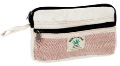 Ethno Kosmetiktasche, Stiftmäppchen, Utensilo - Braun - 12x15 Cm