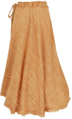 Boho Maxirock, Mittelalterrock, Flamenco Rock, Khadi Sommerrock - Orange -Modebekleidungsgeschäft 51625 3 29 20234055holi 2 2022 8