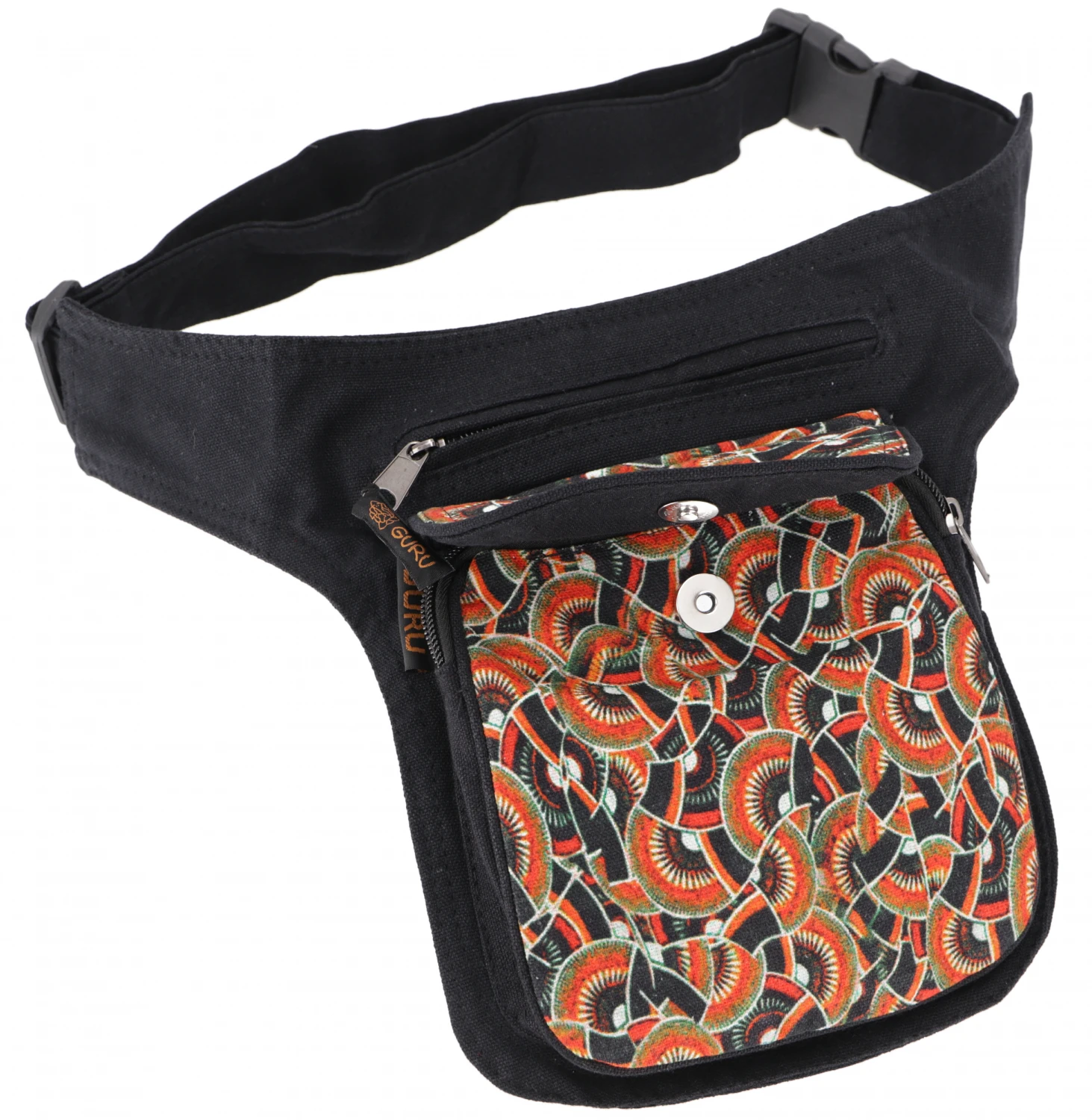 Retro Festival Sidebag, Nepal Gürteltasche Mit Psychodelic Print - Kalaidiskop 4 Retro Festival Sidebag, Nepal Gürteltasche Mit Psychodelic Print - Kalaidiskop – Bild 2