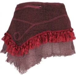 Goa Cacheur Mit Spitze, Minirock, Wickelrock Gürtel - Rot -Modebekleidungsgeschäft 51686 3 29 20234055manu 2022 51