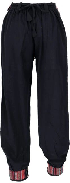 Muckhose, Pluderhose Mit Breitem Bund Und Bauchtasche - Schwarz -Modebekleidungsgeschäft 51780 3 th 20234055guru handicraft 2 2022 4