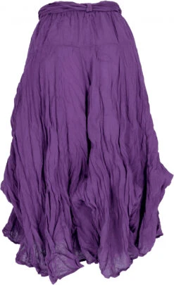 Boho Krinkelrock, Maxirock, Flamenco Rock Zum Raffen, Ballonrock - Flieder -Modebekleidungsgeschäft 51820 3 29 20234055krinkelkleider2022 36