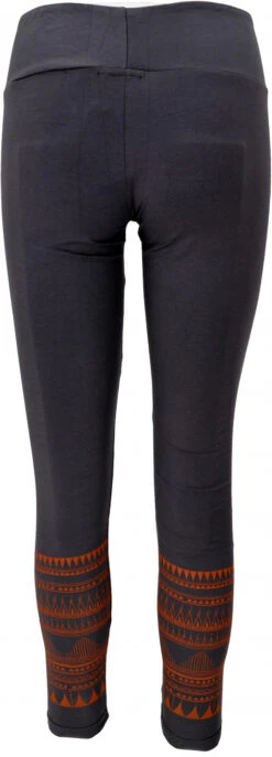 Tribal Print Yoga-Hose, Yoga Leggings Bio-Baumwolle - Grau -Modebekleidungsgeschäft 51968 3 29 20234055trance trip 2022 109