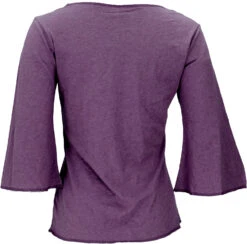 Baumwollshirt Mit Trompetenärmeln Aus Bio-Baumwolle - Flieder 10 Baumwollshirt Mit Trompetenärmeln Aus Bio-Baumwolle - Flieder -Modebekleidungsgeschäft 51972 3 29 20234055trance trip 2022 124