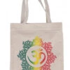 Mandala Tragetasche Aus Festem Baumwolle Canvas, Nachhaltige Tasche Mit Handgefertigtem Druck Und Reißverschluss - Modell 3 - 70x35 Cm -Modebekleidungsgeschäft 52021 11 2133 1359tasche hanf 100