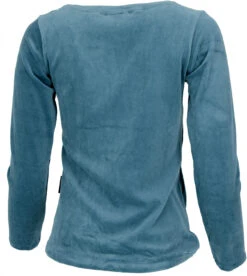 Nicki-Pullover, Weiches Samtshirt, Langarmshirt - Blau -Modebekleidungsgeschäft 52117 52117 3 29 20234055trance trip 2022 170
