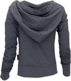 Langarmshirt Aus Biobaumwolle Mit überlangen Ärmeln Zum Raffen Und Riesiger Kapuze - Charcoal 8 Langarmshirt Aus Biobaumwolle Mit überlangen Ärmeln Zum Raffen Und Riesiger Kapuze - Charcoal -Modebekleidungsgeschäft 52146 3 th 20234055trance trip 2022 228