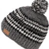 Bommelmütze Aus Nepal, Mütze Aus Schurwolle, Wintermütze - Grau/weiß -Modebekleidungsgeschäft 52227 3 th 20234055muetzen handschuhe planet 2022 163