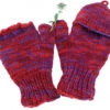 Handgestrickte Handschuhe, Klapphandschuhe Nepal, Wollhandschuhe - Rot/lila -Modebekleidungsgeschäft 52242 3 th 20234055muetzen handschuhe planet 2022 177