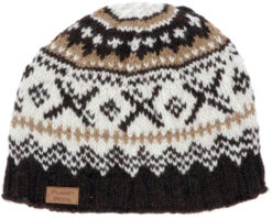 Wollmütze Aus Nepal, Handgestrickte Mütze, Strickmütze, Wintermütze - Braun/weiß -Modebekleidungsgeschäft 52256 3 th 20234055muetzen handschuhe planet 2022 232