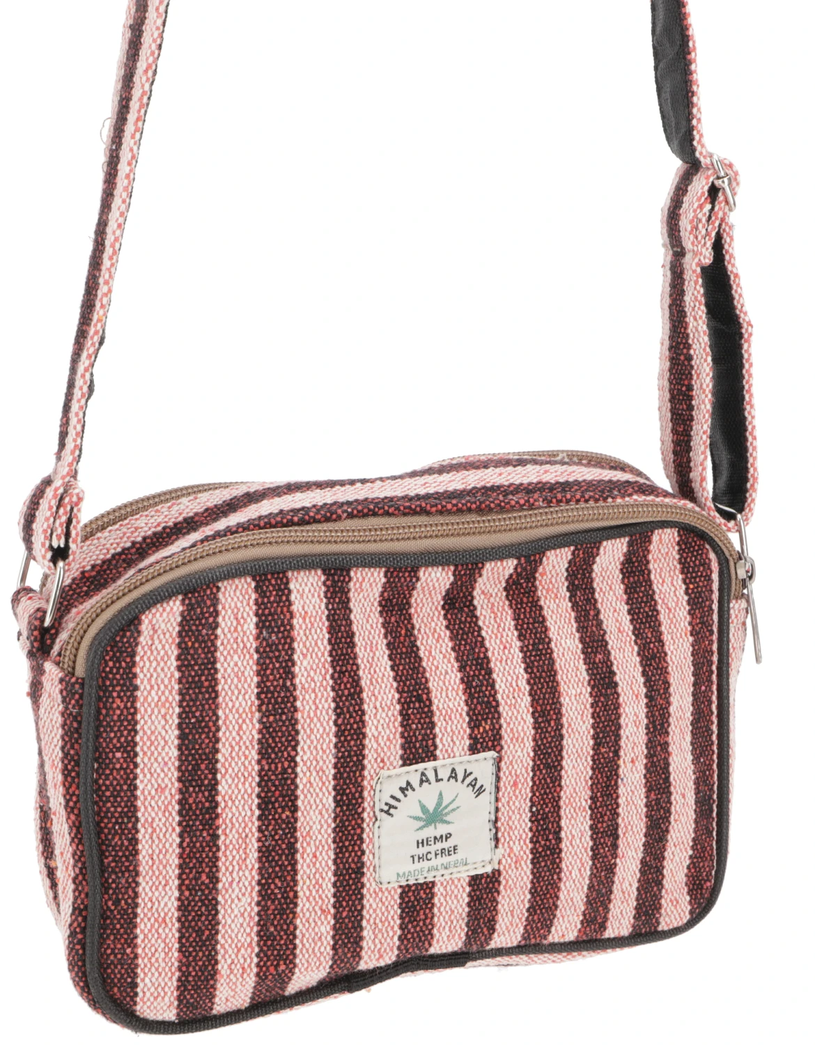 Kleine Hanf Schultertasche, Natürliche Nepal Tasche - Modell 6 - 13x20x5 Cm 4 Kleine Hanf Schultertasche, Natürliche Nepal Tasche - Modell 6 - 13x20x5 Cm – Bild 2