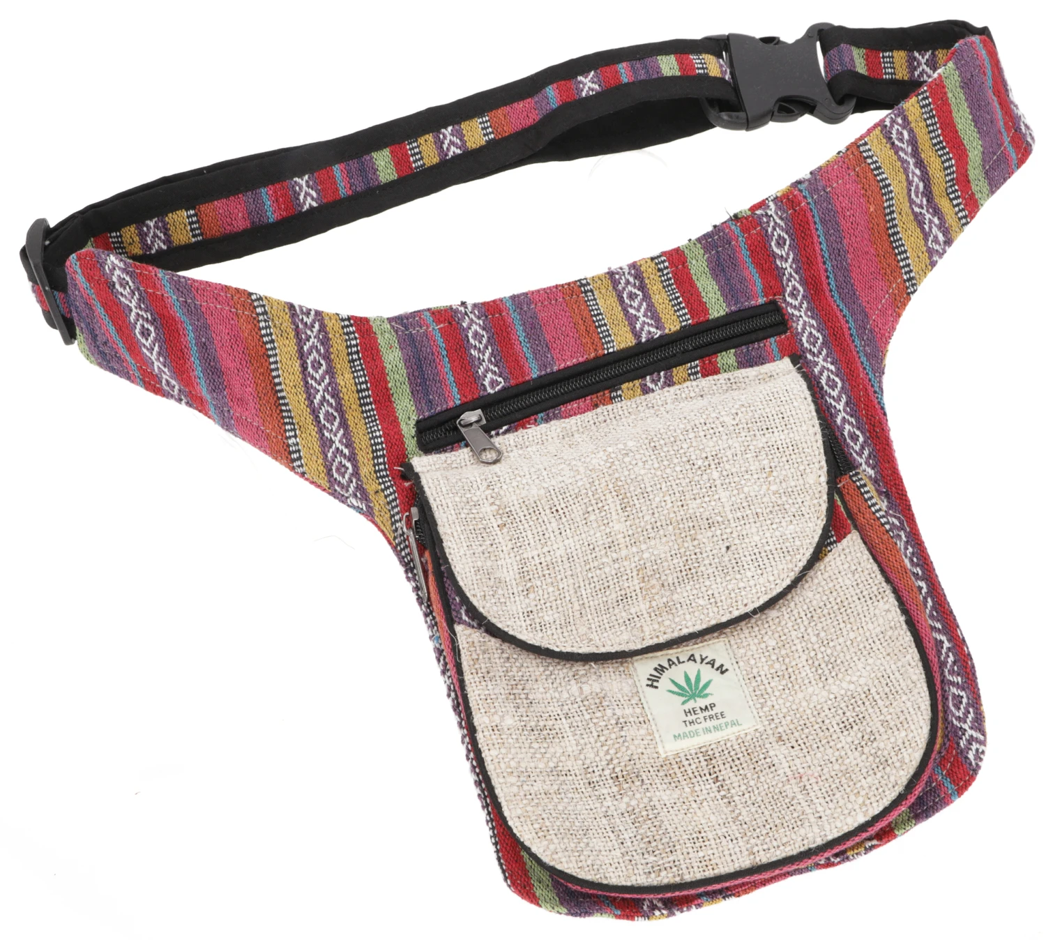Hanf Ethno Sidebag, Nepal Gürteltasche - Modell 13 - 25x20x4 Cm 3 Hanf Ethno Sidebag, Nepal Gürteltasche - Modell 13 - 25x20x4 Cm