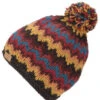 Bommelmütze Aus Nepal, Mütze Aus Schurwolle, Wintermütze - Braun/rost/kurkuma -Modebekleidungsgeschäft 52421 11 2133 1359the planet 2022 91