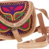 Unikat Vintage Hippietasche, Tasche Aus Ziegenleder, Schultertasche, Bestickete Ledertasche - Farbe 4 - 12x17x4 Cm -Modebekleidungsgeschäft 52491 3 th 202340559x1ledertaschen 12