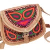 Unikat Vintage Hippietasche, Tasche Aus Ziegenleder, Schultertasche, Bestickete Ledertasche - Farbe 5 - 12x17x4 Cm -Modebekleidungsgeschäft 52492 3 th 202340559x1ledertaschen 22