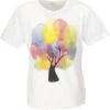 Retro T-Shirt, Tree Save Earth T-Shirt - Finger Print/weiß -Modebekleidungsgeschäft 52678 3 th 202340559x1t shirt 2023 17