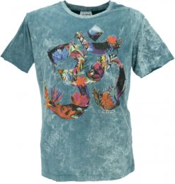 No Time T-Shirt - Flower Power OM / Petrol